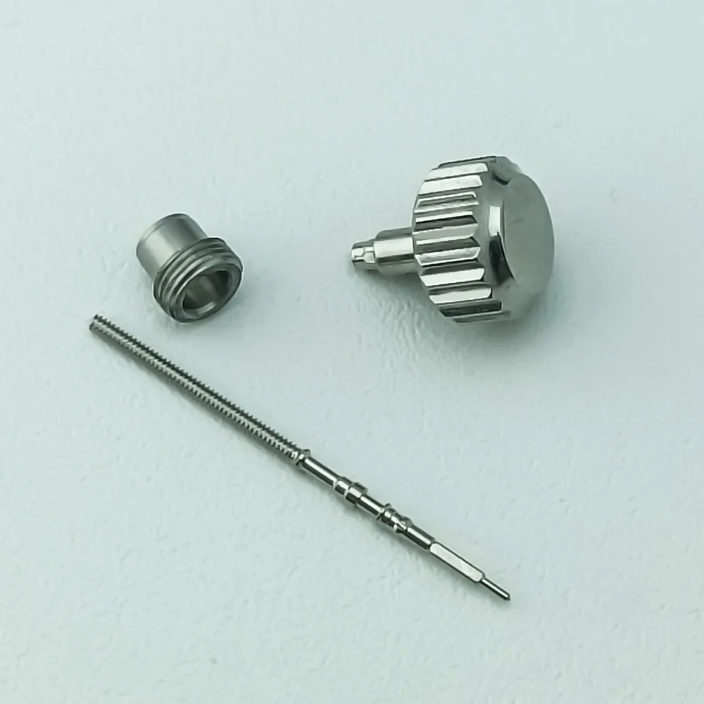 NH35 crown watch accessory, frosted or smooth crown with scale 