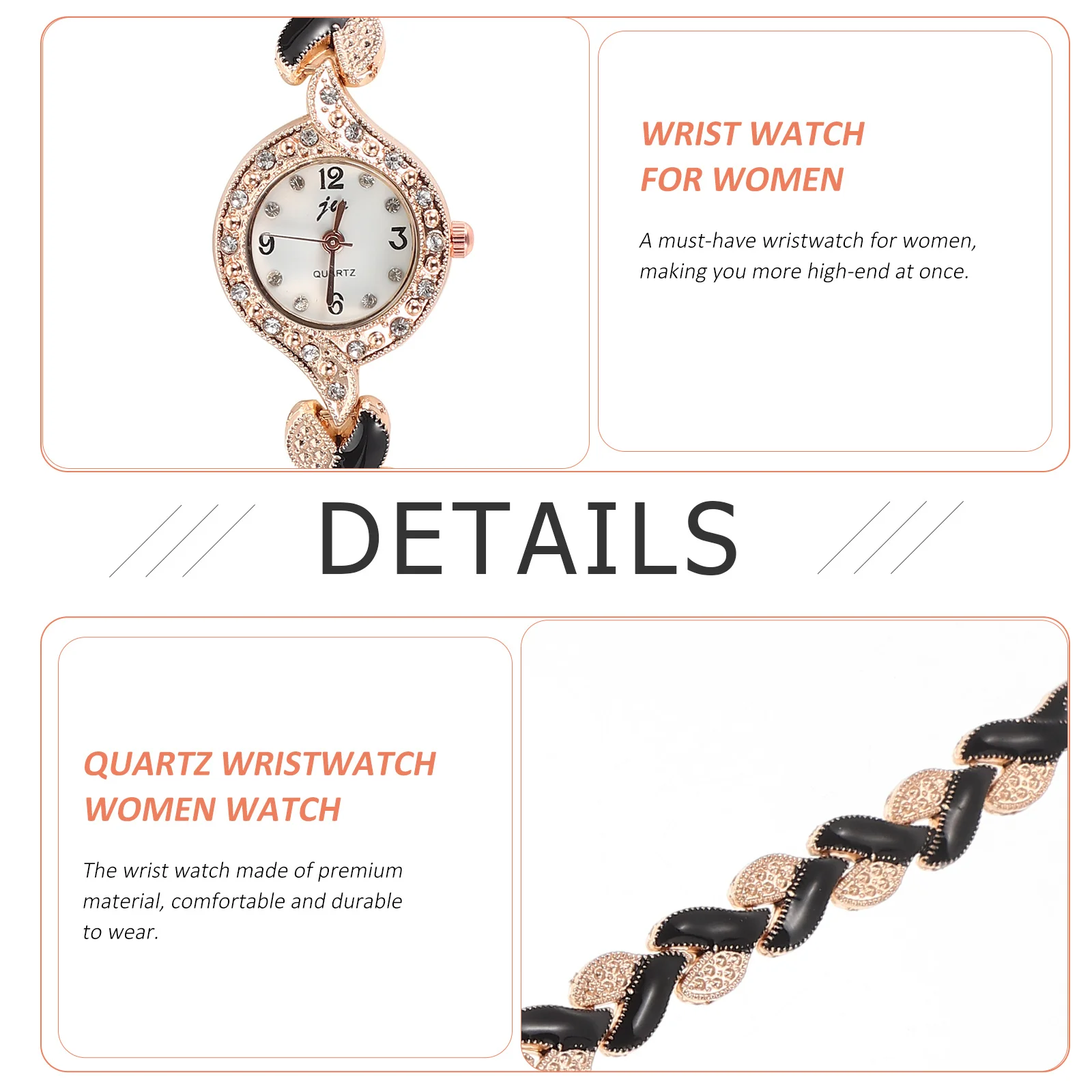1Pcs Quartz Wristwatch Fashion Square Frosted Black Strap Women Business Watch Elegant Lady Gift Women Watch