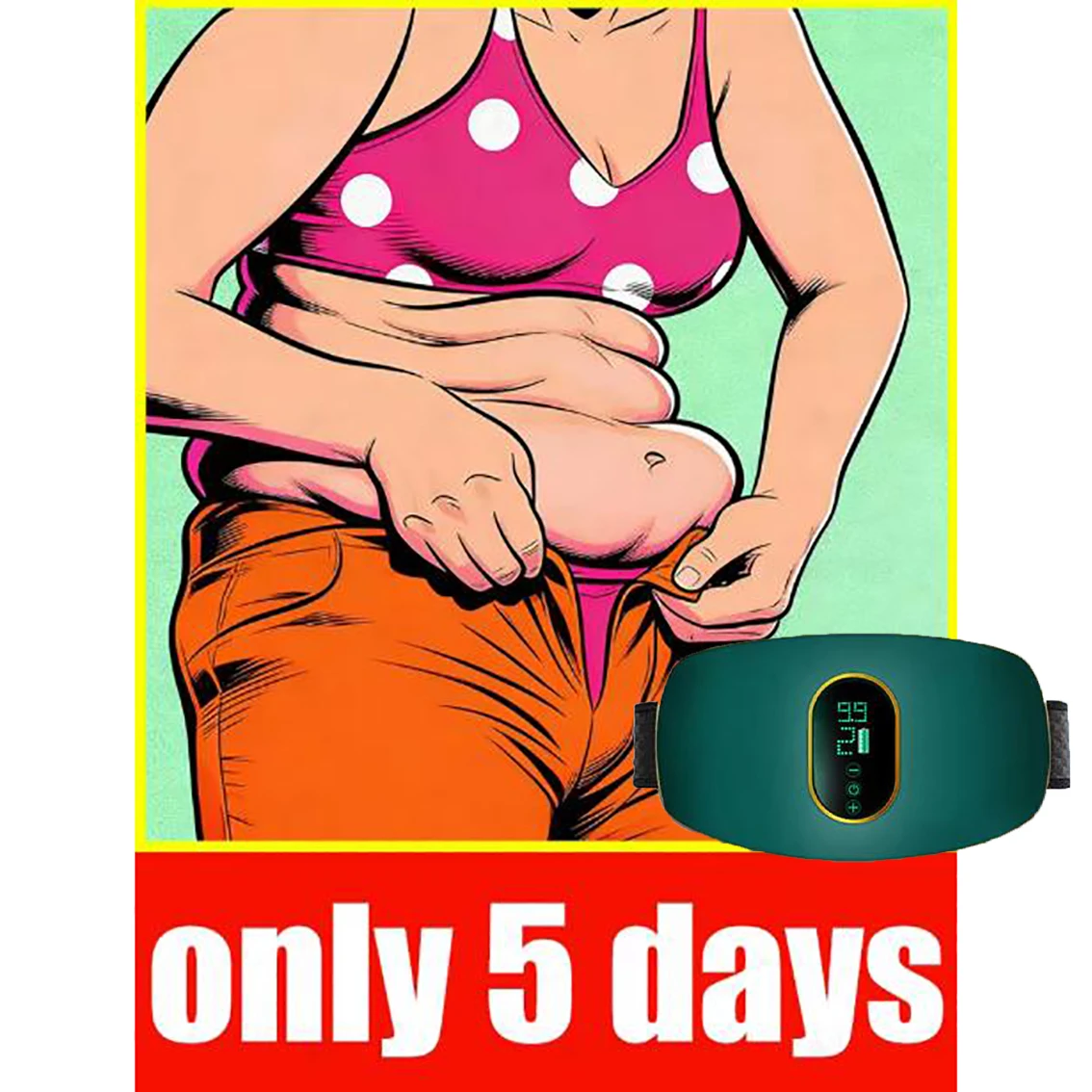 

Portable Waist Weight Loss Machine, Easily Burn Stomach Fat To Get Slim Waist