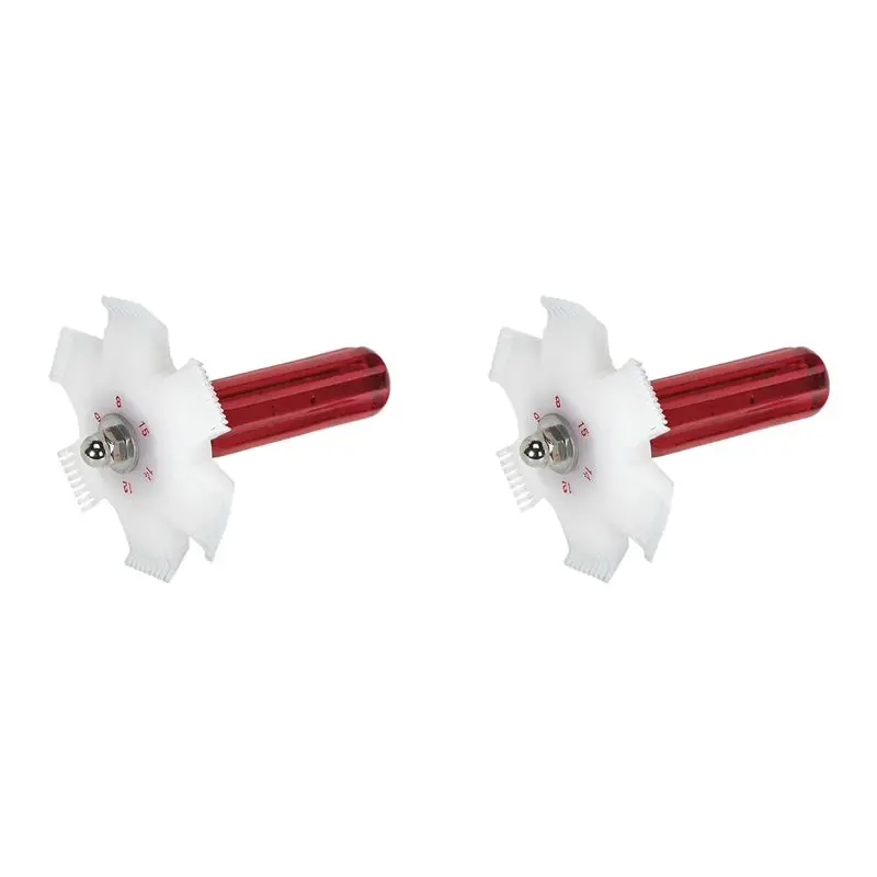 

M50K-2X Car Automotive Refrigeration A/C Condenser Radiator Evaporator Fin Straightener Comb Rake Cleaner Tool White