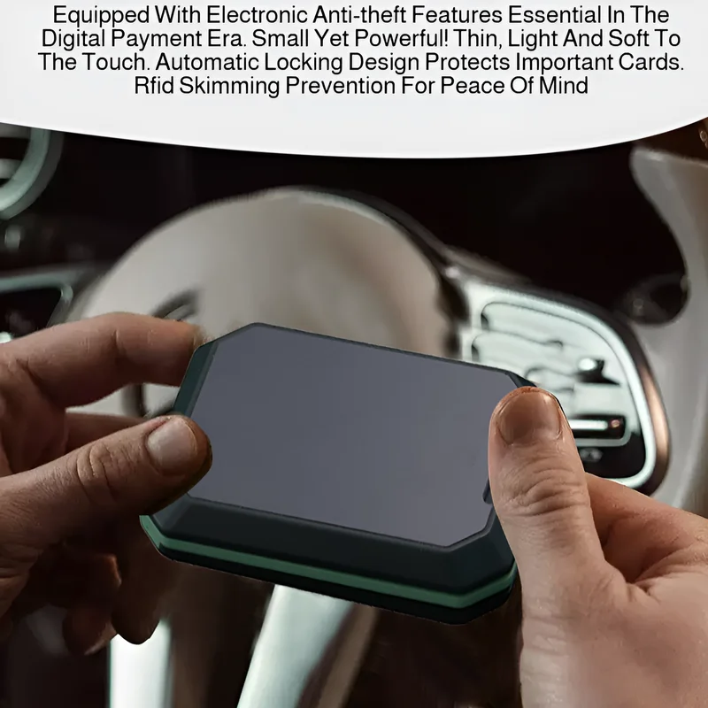 Men's Card Holder Ultra-thin Wallet Coin Card Holder Anti-demagnetic Card Box Portable Men's High-end Wallet Card Holder
