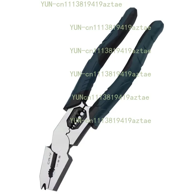 Electrician Steel Wire Pliers Multi-function Industrial Tool Heavy Duty Nail Removal Wire Stripper Pliers Portable Work Tools
