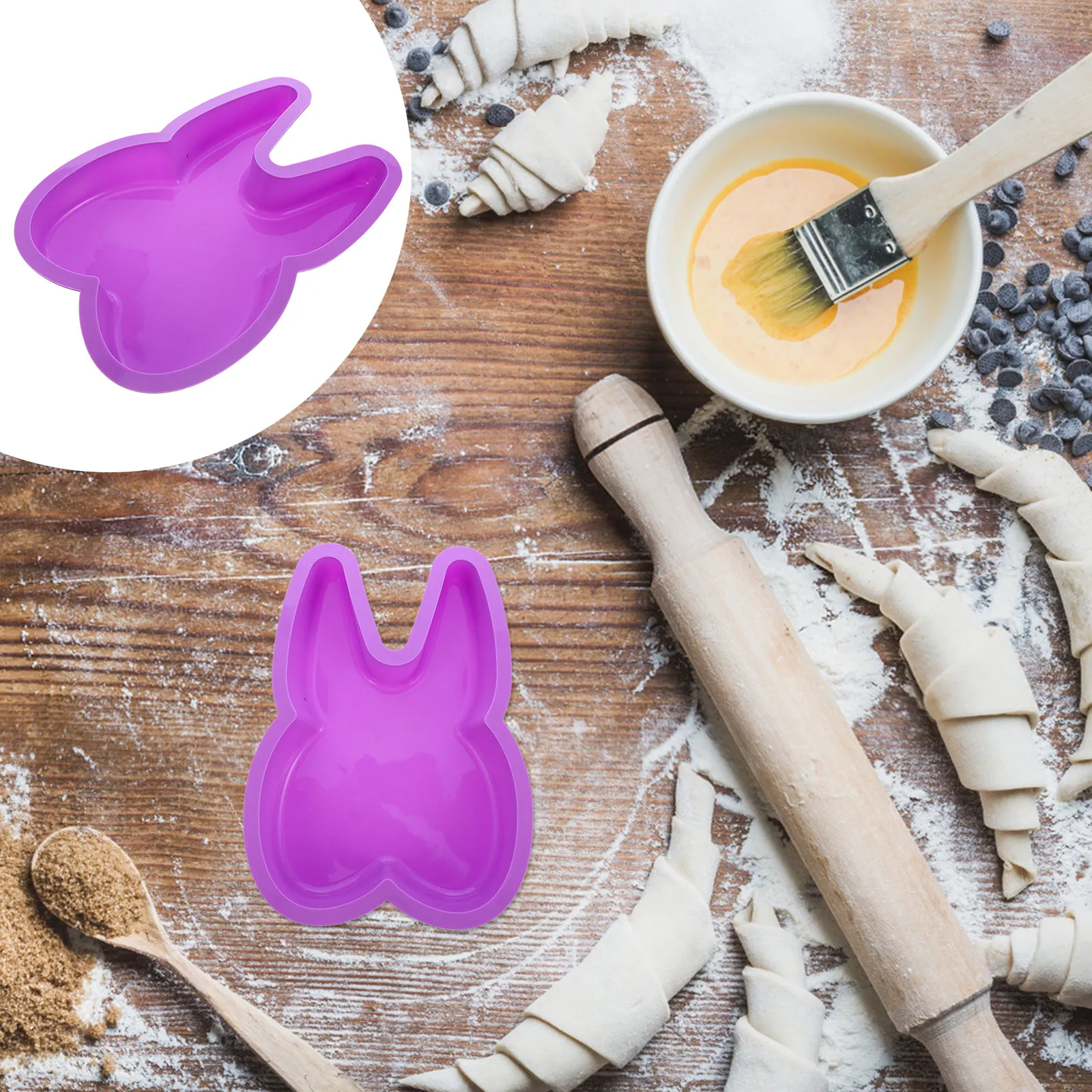 1Pcs Tooth Cake Mold Premium Silicone Mold for Baking Cakes Cookies Chocolates Bread Party Family Gatherings Tooth Cake Pan