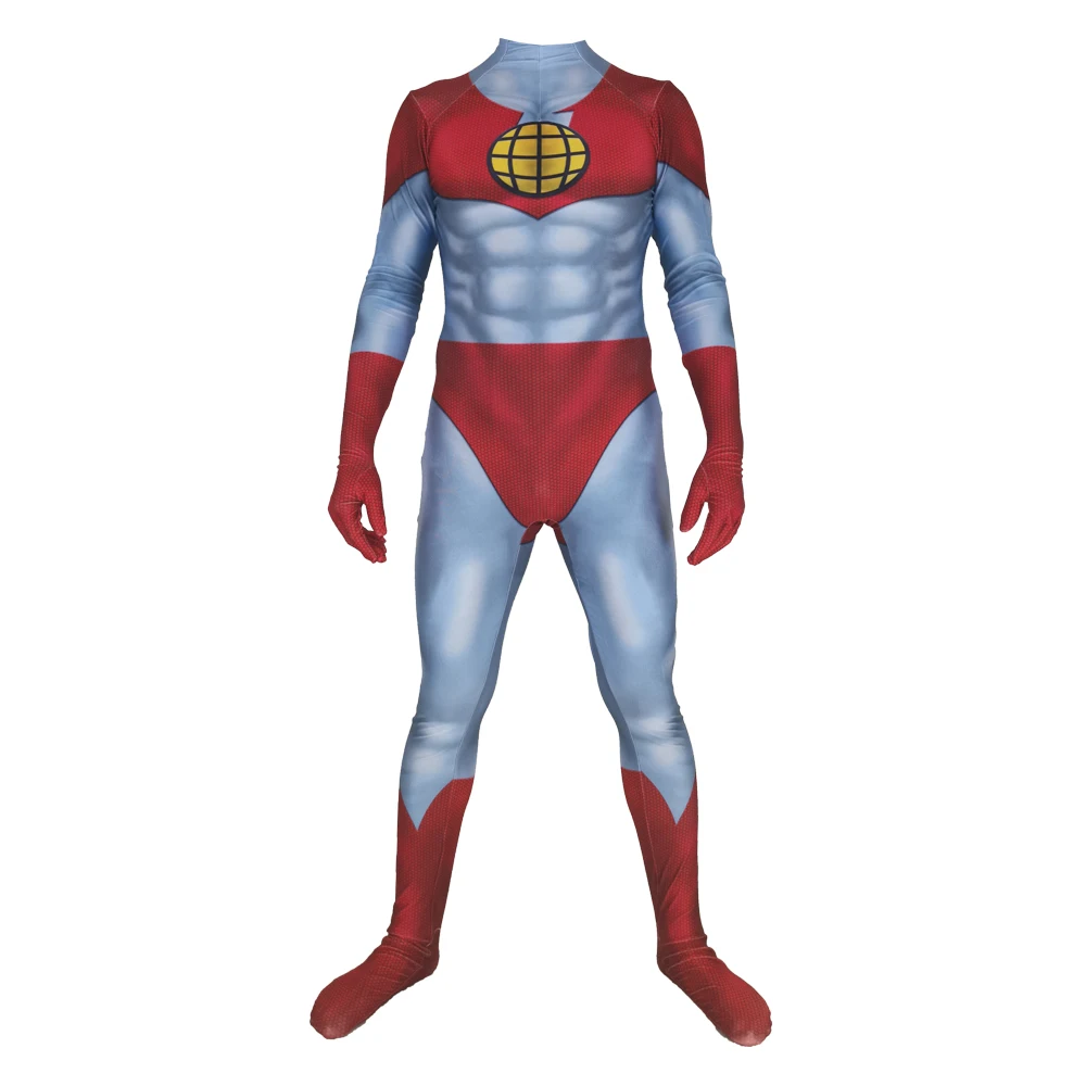

Captain Planet and The Planeteers Zentai Cosplay Costume Skin Adults Bodysuit Halloween Jumpsuit
