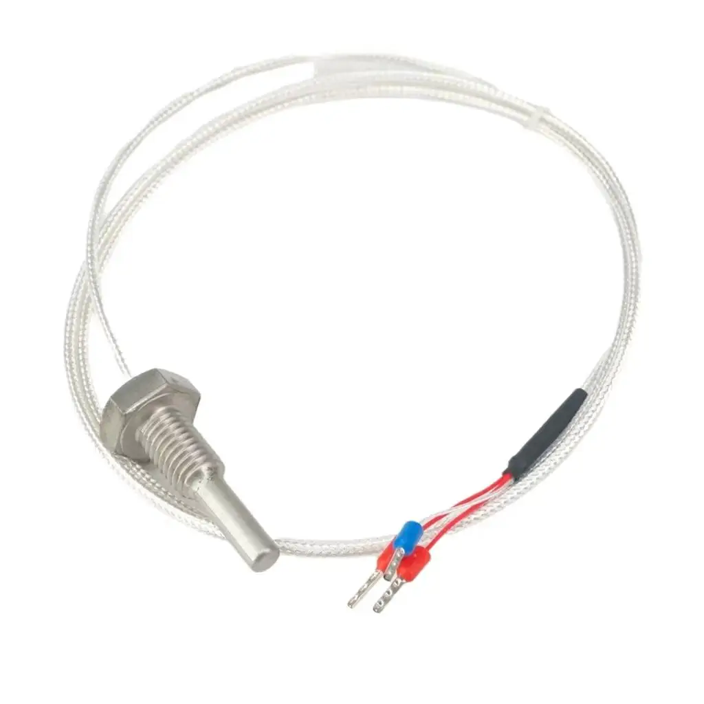 PT100 P1000 M6 M8 M10 M12 M14 M16 M20 Screw Probe Temperature Sensor Thermocouple -50~200 Celsius