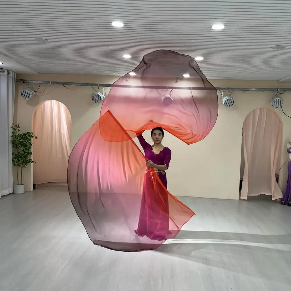 텔레스코픽 스틱 포함 밸리 댄스 액세서리 소품 여러 가지 빛깔의 확장 가능한 막대 다채로운 스카프 플래그 경량 댄스 소품