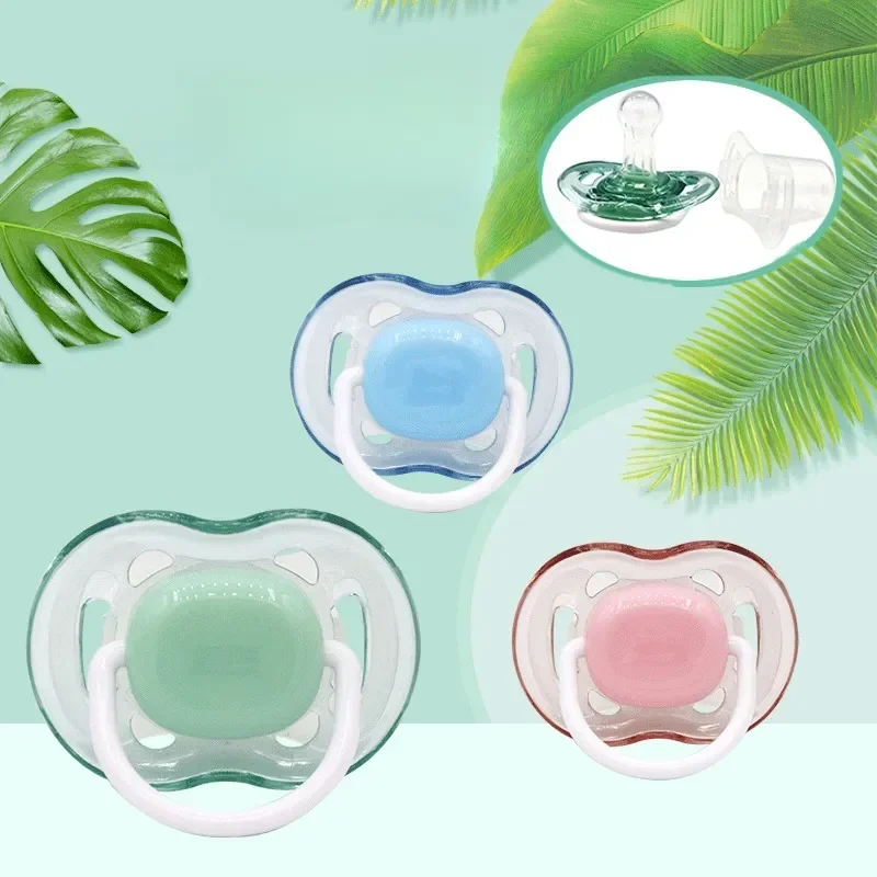 Baby Pacifier Soft Silicone Pacifier Soother Newborn Boys Girls Soothing Nipple Nursing Teether Sleeping Pacifier Baby Supplies