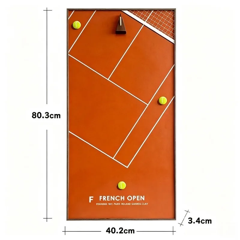 Tennis Racket Display Frame Wall-mounted Tennis Rackets Photo Frames Home Walls Decor Sports Accessories Collection Stands view 6