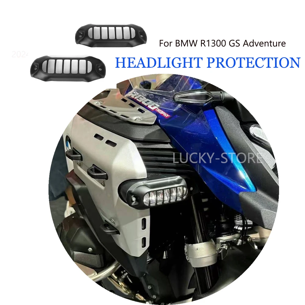 

Lamp Holder Guard Grille LED Auxiliary Light Cover For BMW R 1300 GS Adventure Motorcycle Accessories 2024 2025 R1300GS ADV