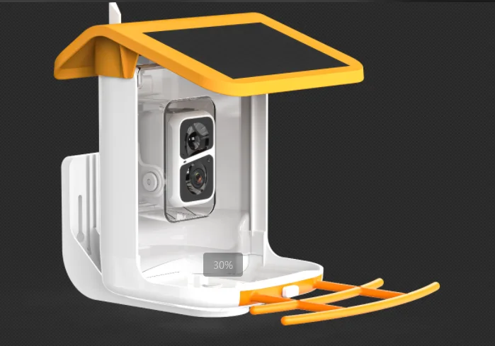 

AI Intelligent Recognition Wild Birds Feeders for Outdoors App Control Smart Bird Watcher Bird Feeder with Camera