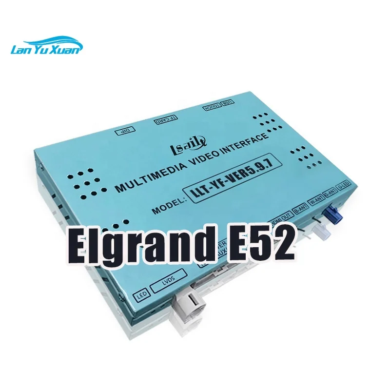 

Lsailt CP AA interface box for Nissan Elgrand Quest E52 with YTB gps navigation Android video interface play store