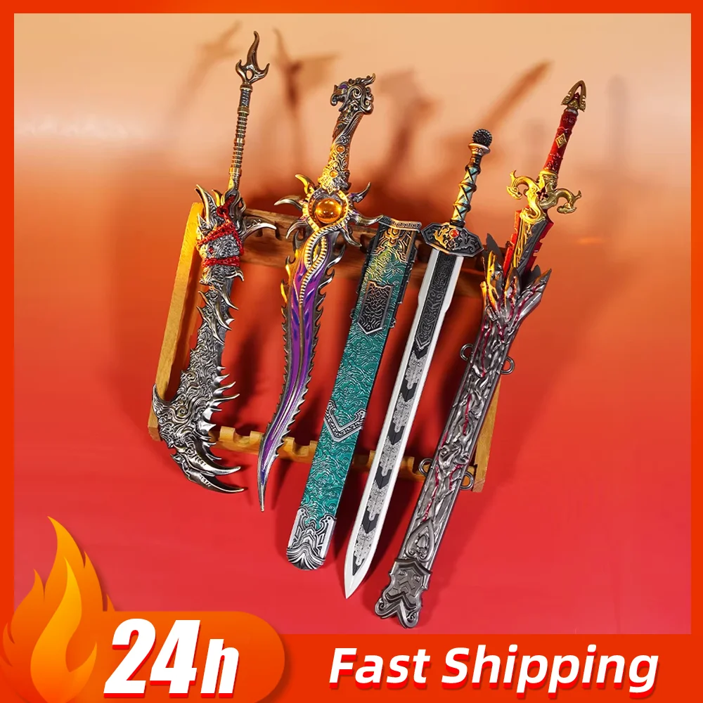 Naraka: Bladepoint Premium samouraï épée armes modèle jeu périphérique dent de Manticore non aiguisé bureau ornement garçon jouet cadeau