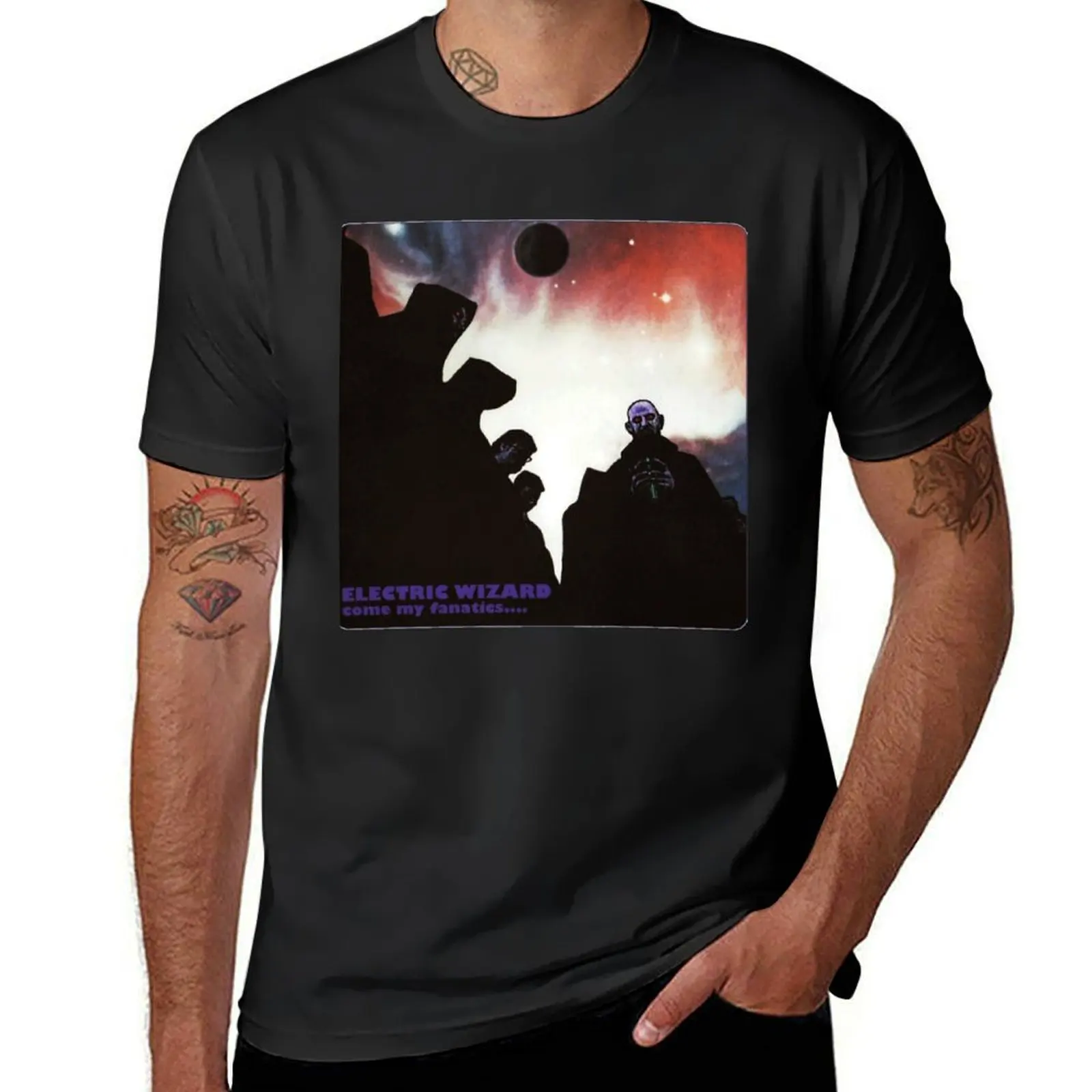 

Electric Wizard - come my fanatics T-Shirt street wear football t shirt basketball graphic tees mens graphic t-shirts hip hop