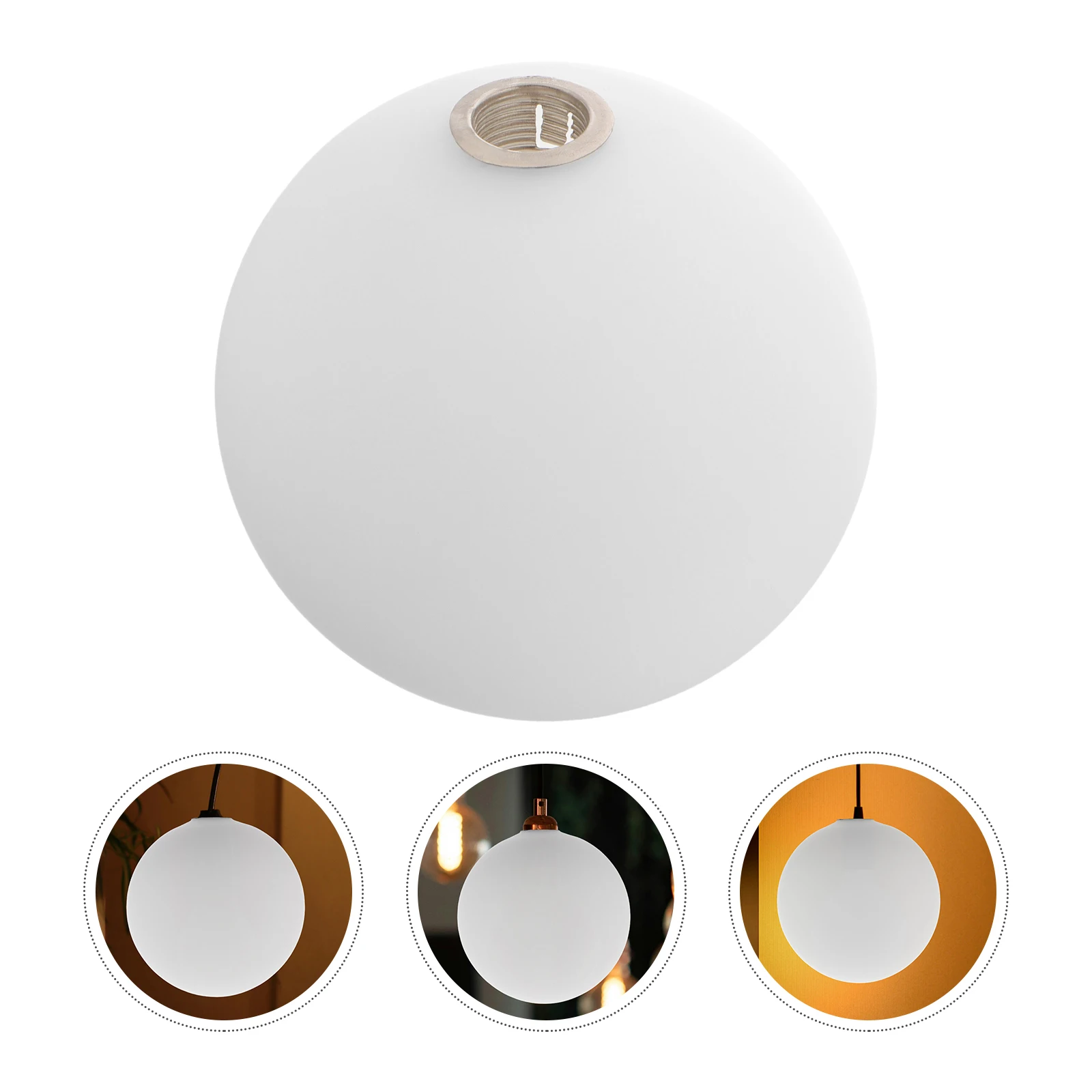 

Lamp and Lampshade Accessories Frosted Cracked Glass Vintage Globe Replacement Desk