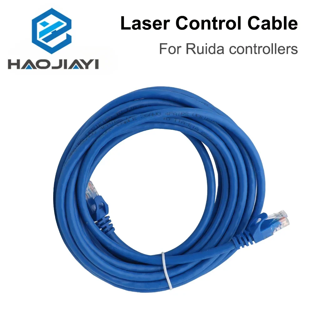 HAOJIAYI Ruida RDC6445G/S RDC6332M RDC6442S RDC6432 CO2 Kabel Pengontrol Laser Kabel Ekstensi USB Sekrup Adaptor Kabel Daya