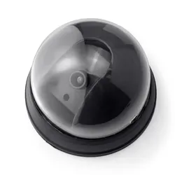 Fuers Creative Black Plastic Dome CCTV Dummy Camera Flashing Led Fake Camera Surveillance Security System