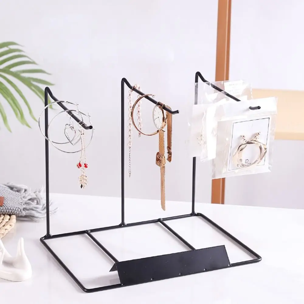 Hair Band Holder Decorative Necklaces Easel Metal Multi-function Jewelry Collection Rack Creative Headset Hanger Holder