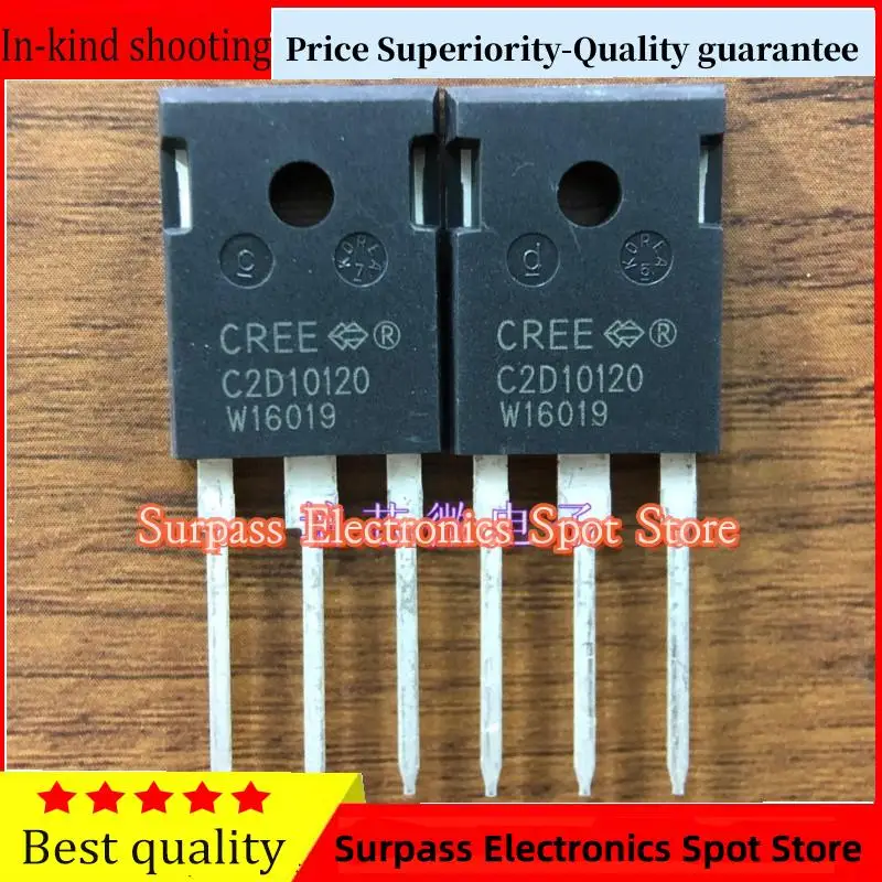 50PCS-100PCS  C2D10120   TO247 10A1200V  Price Superiority-Quality guarantee