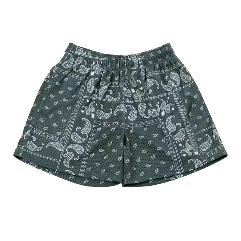 Trend Paisley Graphic Beach Shorts For Men Fashion Summer Streetwear 3D Printed Short Pants Casual Oversized Hip Hop Swim Trunks