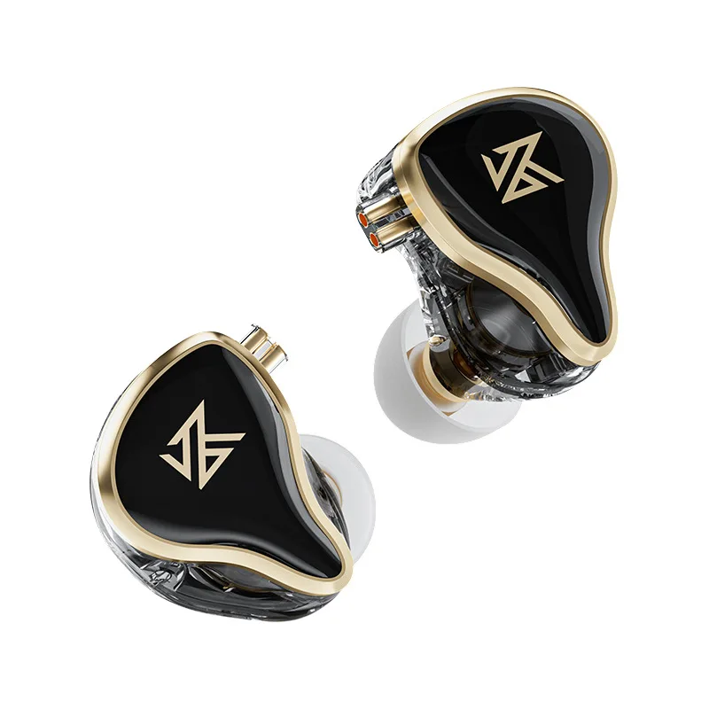 KZ ZAS 8 Гибридные наушники (1DD+7BA) металлические внутриканальные HiFi-мониторы с глубокими басами, проводные наушники с шумоподавлением для спорта и игр
