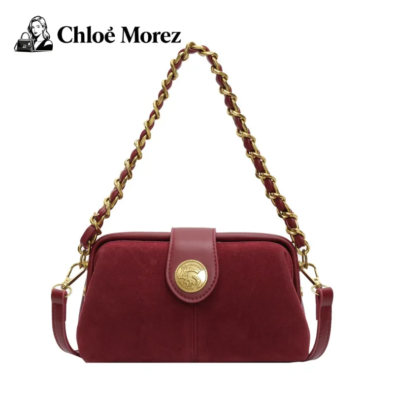 

Small Bag Fashion Solid Color Shoulder Bag Women's Versatile Pearl Handheld Matte Small Bag