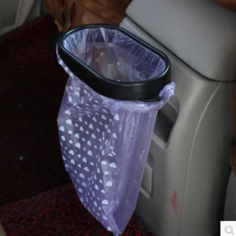 1/2Pcs Car Garbage Bag Rack Retractable Garbage Bin Hanging Frame Storage Box Organizer Interior Accessory
