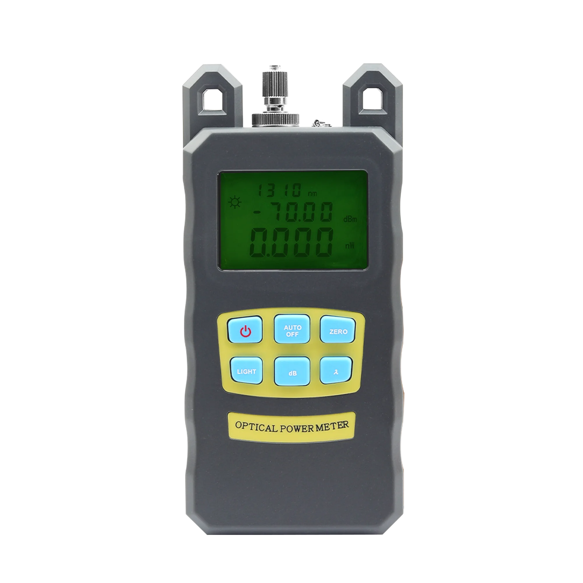 

Fiber Optic Power Meter Cold Connection High Precision Fault Tester Pigtail Jumper Optical Attenuation Detector FC/SC Head