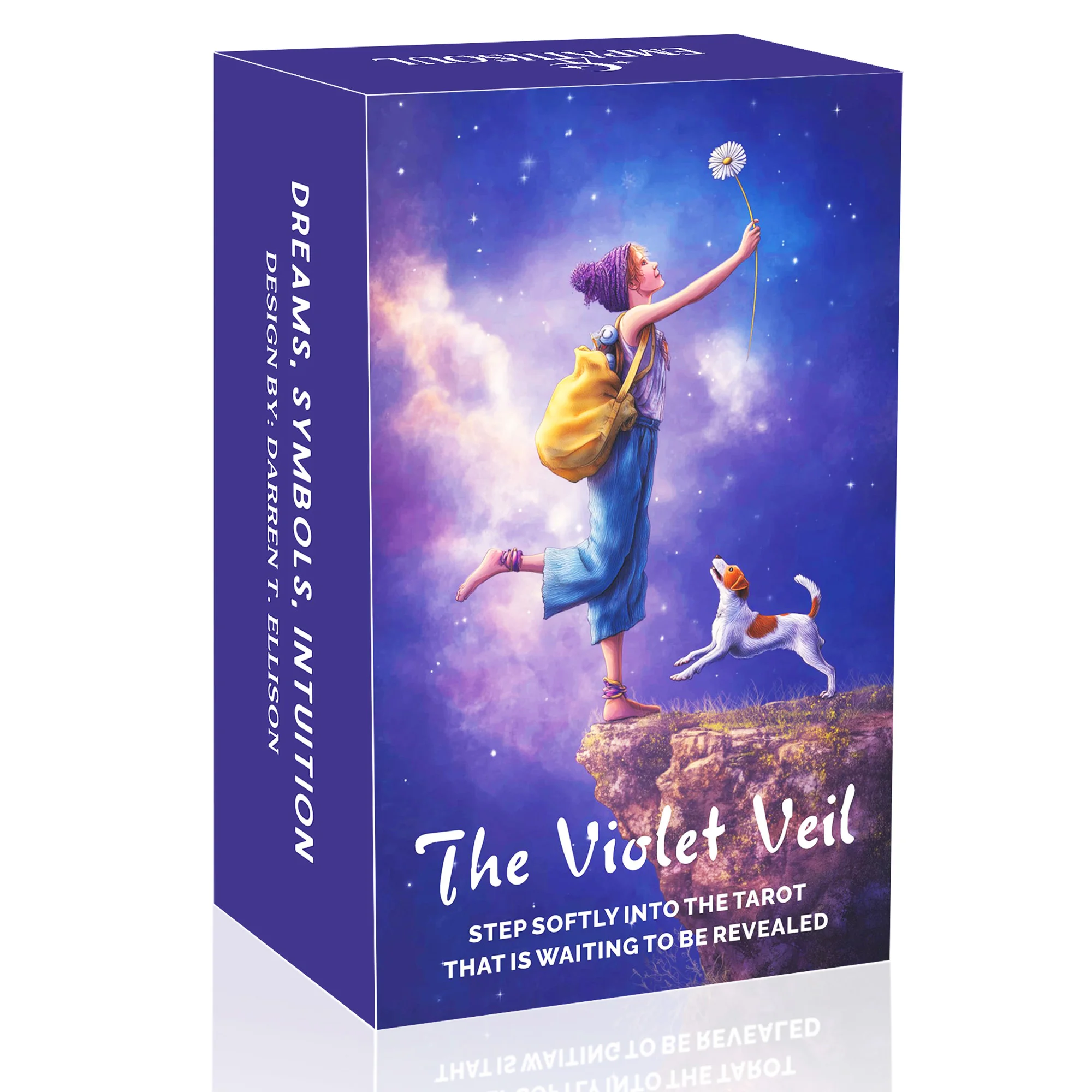 The Violet Veil, 78 Original Tarot Cards with Guidebook, Purple Style, Destiny Divination, Card Games, Tarot Cards, 12*7cm, 14+