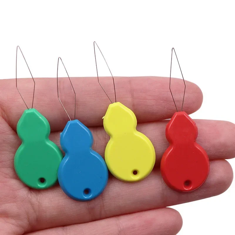 12Pcs Nadel Einfädler Stich Einsetzen Werkzeug für Nähmaschine Kunststoff Draht Schleife für Nadeln Handarbeiten Einfädler Nähen Werkzeuge