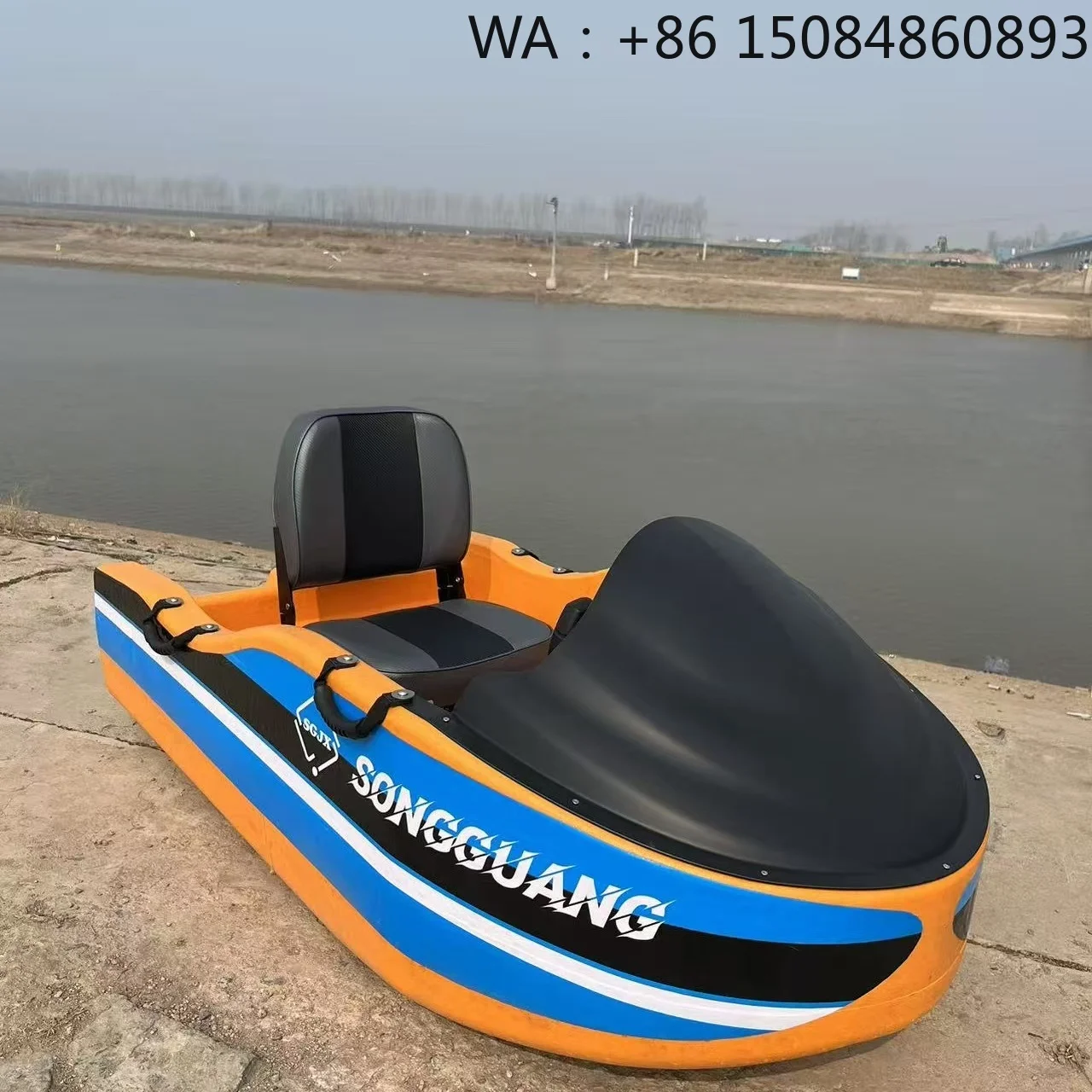 Hot sale drift go kart high speed water sport kart boat, durable power component support 40km/h fast sailing for scenic spot out
