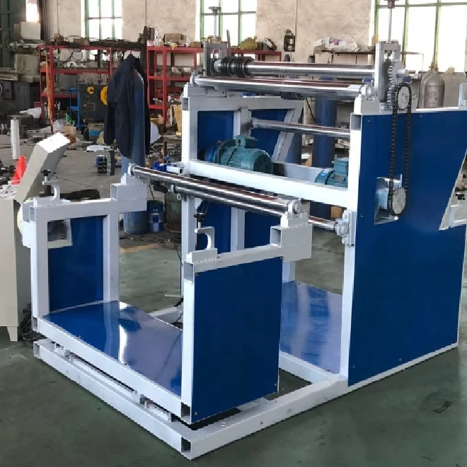 Paper Non Woven Roll Adhesive Rewinding and Cutting Slitting Machine Label Paper Strip Roll Stretch Film Slitter Rewinder
