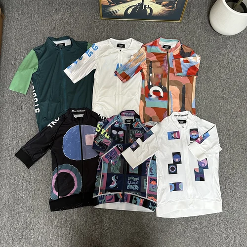 PIMMER 2025 Cool Slim Fit ciclismo Jersey secado rápido transpirable hombres mujeres ciclismo Maillot pro nivel comodidad para ciclistas