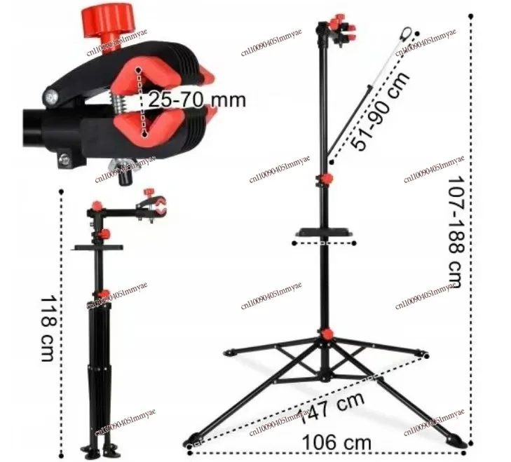 

Adjustable maintenance rack height display accessories rack wholesale bicycle maintenance rack