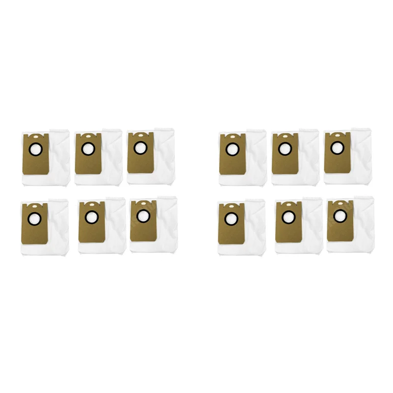 

AA01-12PCS Dust Bag For ABIR R30 Robot Vacuum Cleaner Replacement Spare Parts Dust Garbage Bags