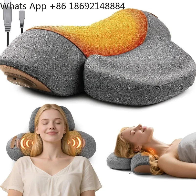Spot English switch cervical spine pillow to protect the spine and sleep special massage