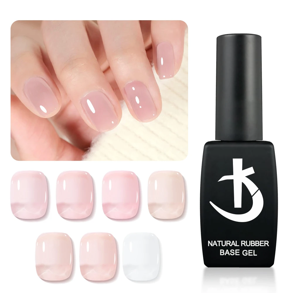 KODI JYJ Jelly Nude Rubber Base Gel 12ml Semi-permanent Nail Base Coat uv led Natural Base Gellac Manicure Hybrid Nail Polish