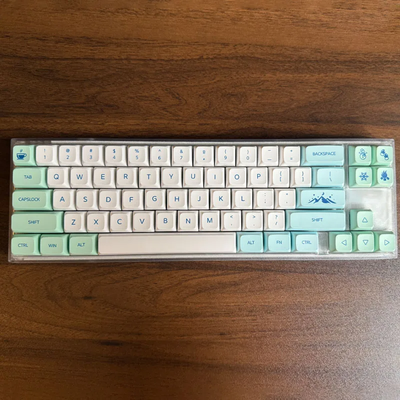 

Механические колпачки для клавиатуры на тему айсберга, колпачки для клавиш XDA, 139 клавиш для немецкой, английской, русской, корейской, французской, португальской, PBT, колпачки для клавиш