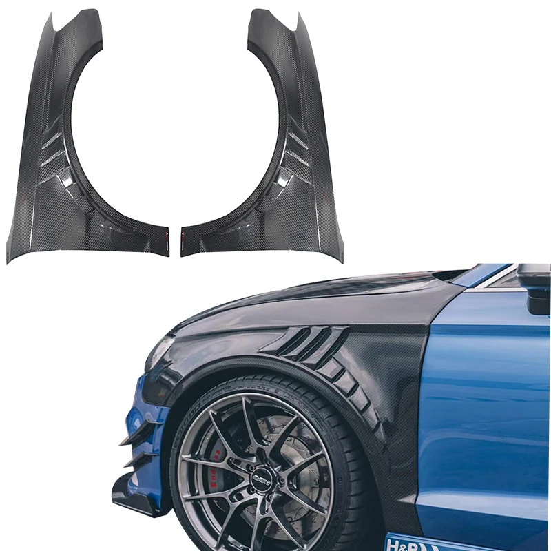 

New Design A3 S3 RS3 Dry carbon Fiber Car Fenders Auto Front Wheel Inner Fenders For audis A3 S3 RS3 2015-2019