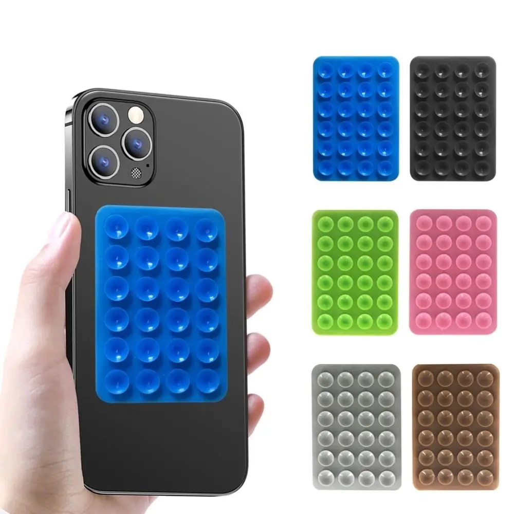

New Adhesive Silicone Suction Pad Suction Cup Bracket Multifunction Mobile Phone Fixed Pad Durable Silicone Rubber Sucker Pad
