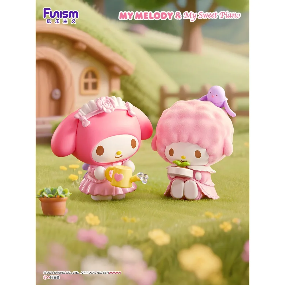 Neue Funism My Melody & My Sweet Piano Little Bird Adventure Serie Blind Box Cartoon Anime Figuren Desktop Dekoration Spielzeug Geschenke