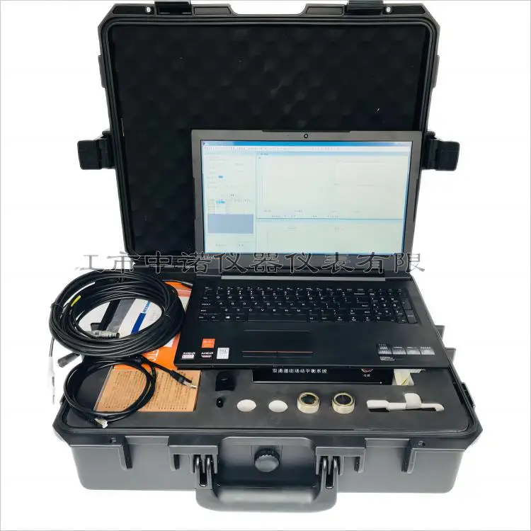 vibration analyzer and field dynamic balancer ACEPOM325 Centrifugal dynamic balancing of generator