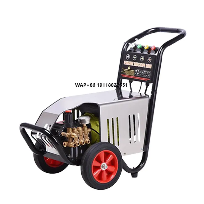 380V 300Bar 5000PSI Industrial Electric High Pressure Washer  Car Washer Portable Cold Water Cleaner for Equipment