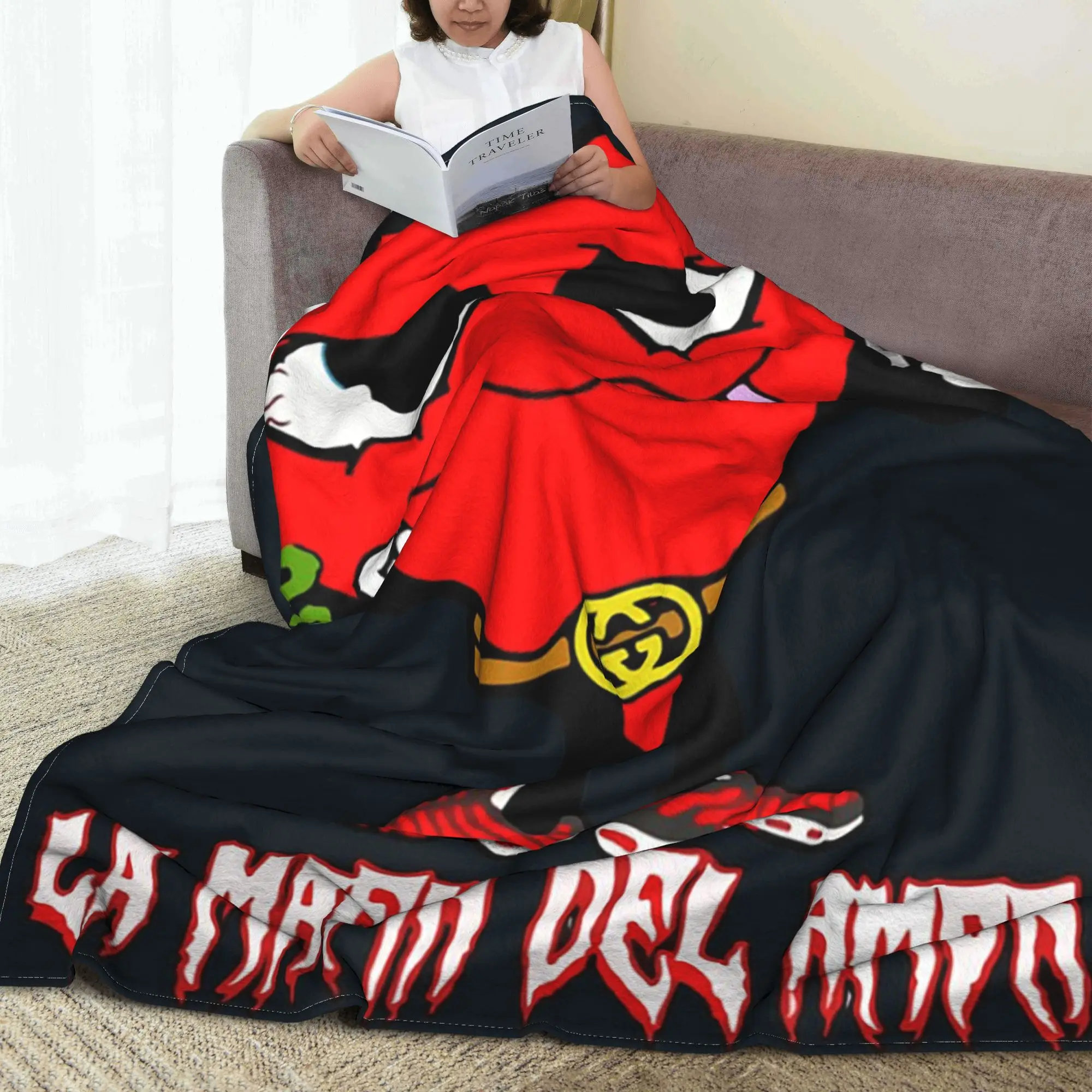 Mafia Of Love Blankets Warm Fleece Sofa Throw Blanket for Home Bedroom Office Throws Bedspread Quilt