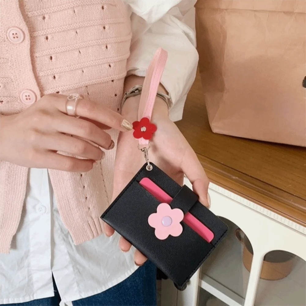 Fashion Color Blocking Short Wallet Mini Y2K Women Card Holder PU Leather Multifunctional Handheld Coin Purse Daily