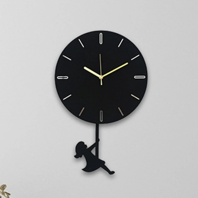 

Simple Wall Clock Nordic Modern Clocks Household Luxury Silent Clock Minimalist Creative Cute Clocks Living Room Entrance Hall