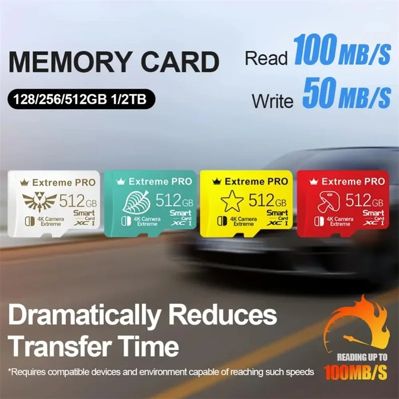 Original 2TB High Speed Mini Memory Card 1TB Class 10 SD Card Memory Card 512/256/128GB SD Card For Nintendo Switch Accessories