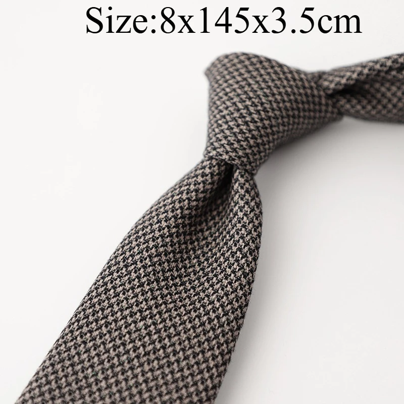 High‑Quality Textured Hand‑Tied Formal Suit Necktie, Elegant Gentle Suit Accessory For Business Work And Daily Formal Occasions