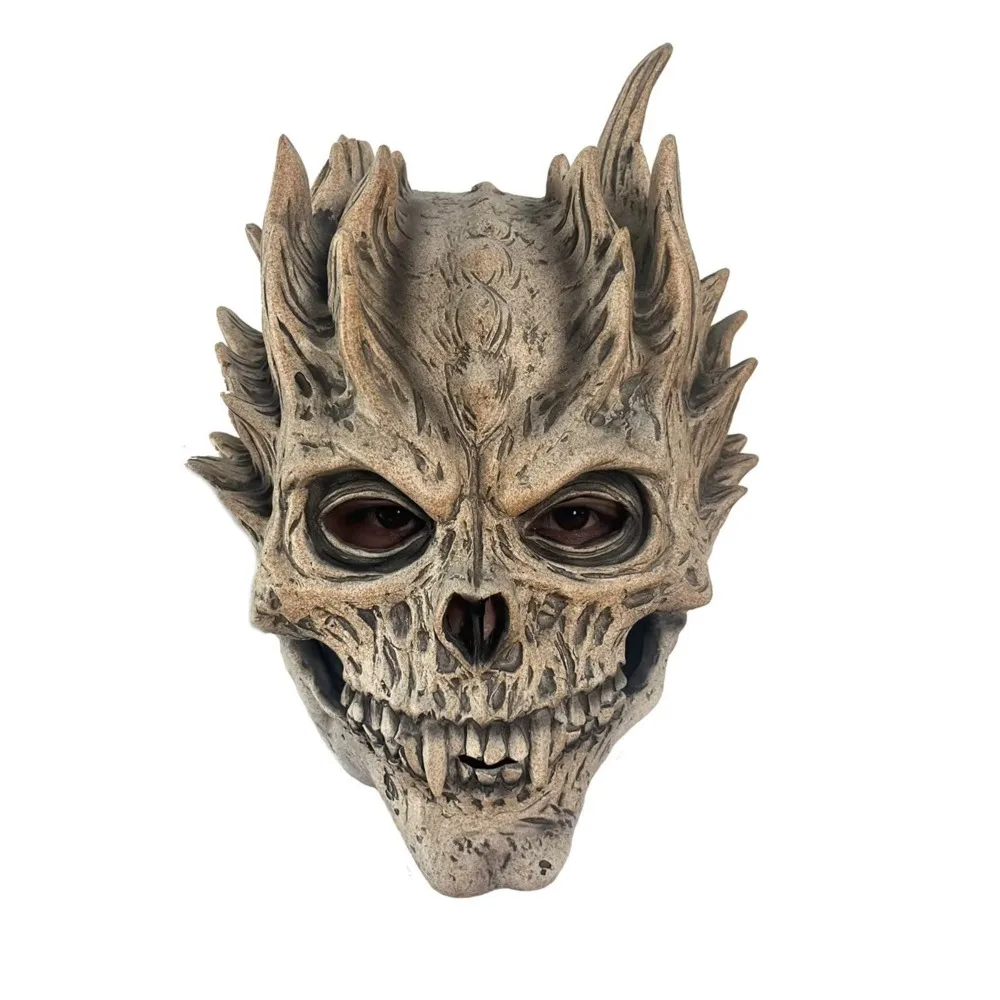 

New Skeleton Skull Warrior Death Skull Mask Devil Skull Horror Halloween Mask