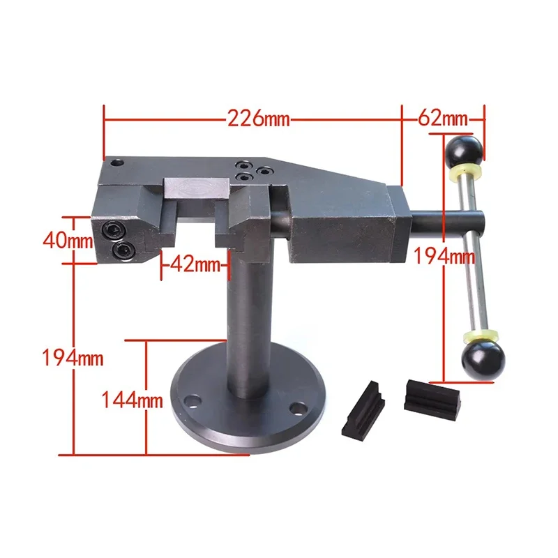 Multifunctional Vertical Vise Diesel Common Rail Injector Pump Nozzle Disassembly Fixture Test Fixing Tool