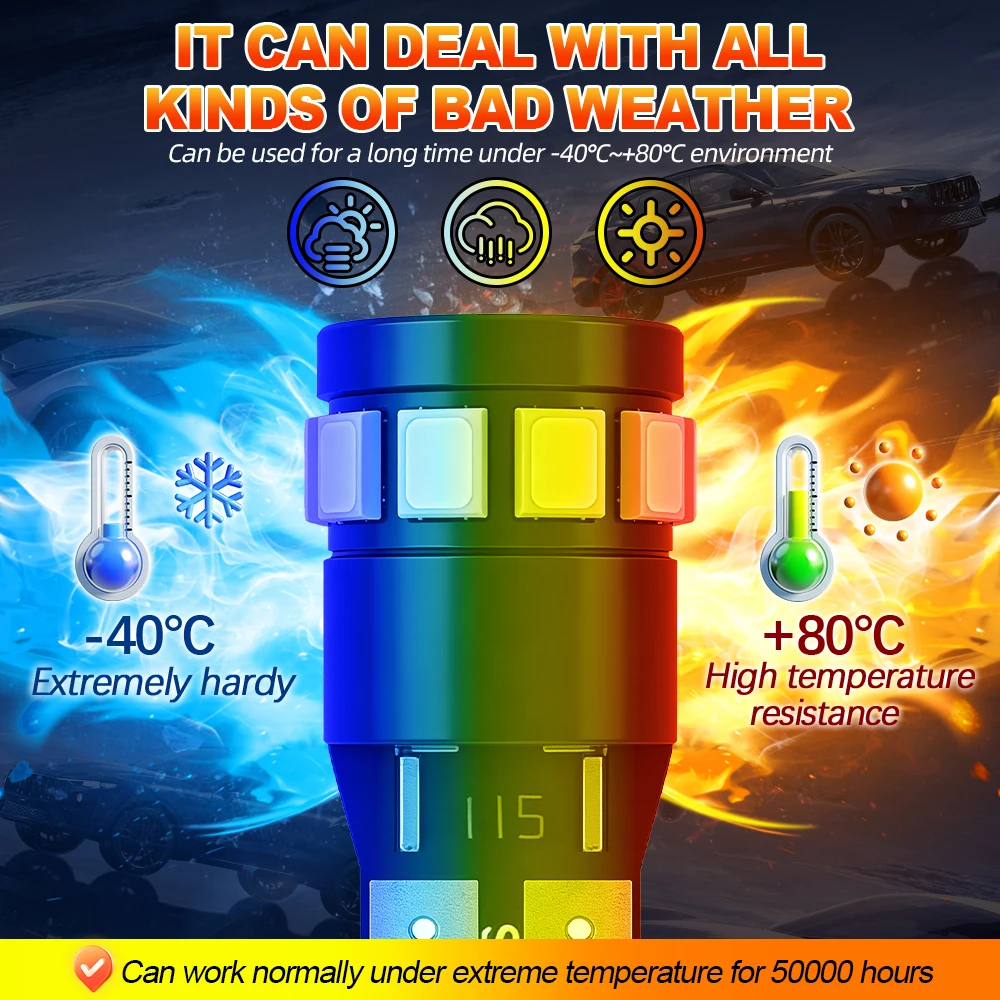 Led T10 6000K W5W 1…